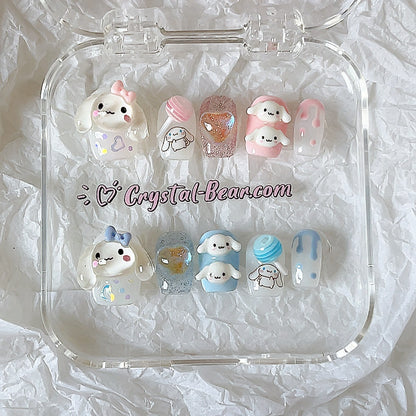 S | Short Pink Blue Cinnamoroll lollipop