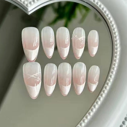 Simple Light Pink French Tips