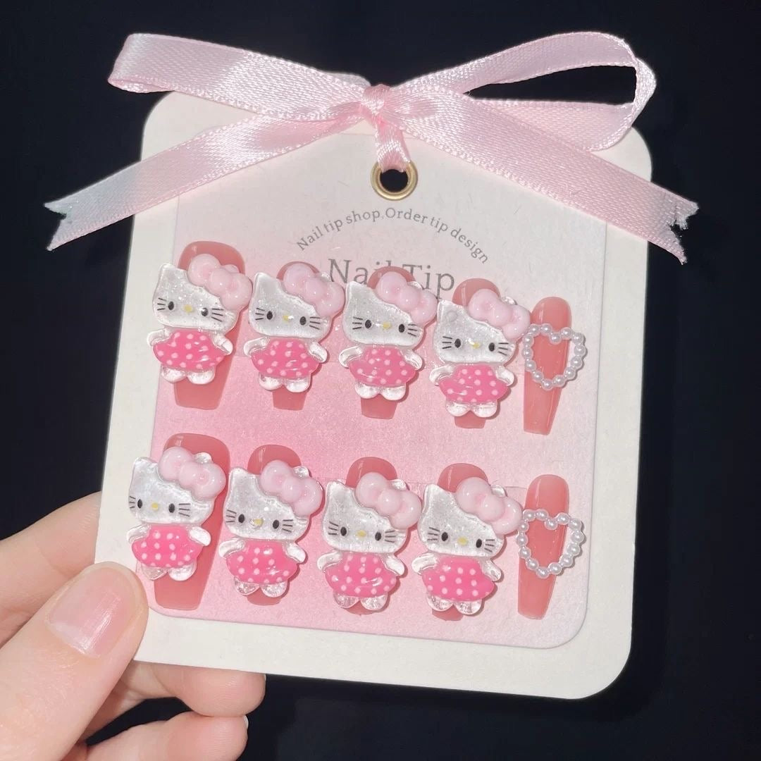 Y2k Cute HelloKitty Pink Dress