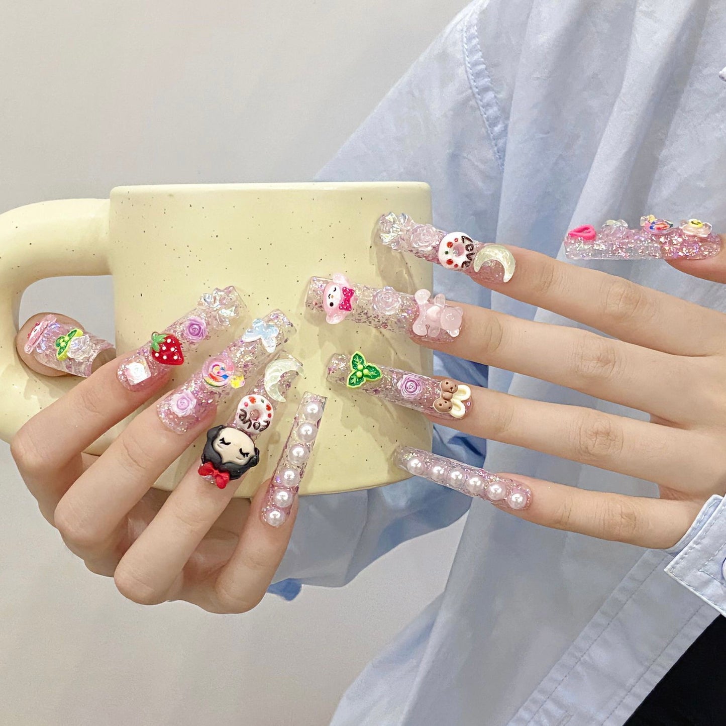 Candyland Coffin Nails