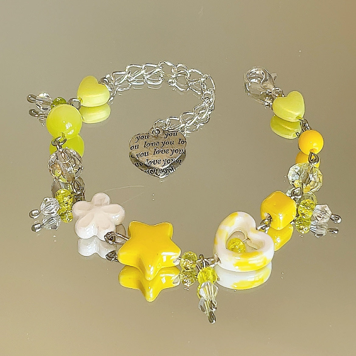 Yellow soda sparkling water Bracelet