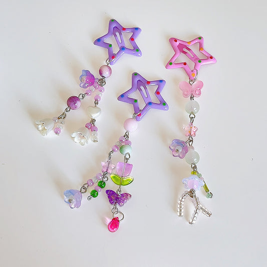 Purple Garden Hairchains