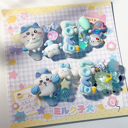 S | Blue Chiikawa Cinnamoroll