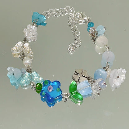 Blue Tulip Bracelet