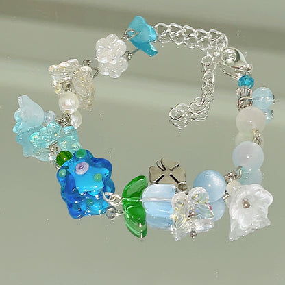 Blue Tulip Bracelet