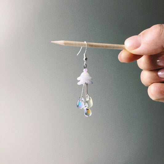 Teardrops Jellyfish Earrings A pair