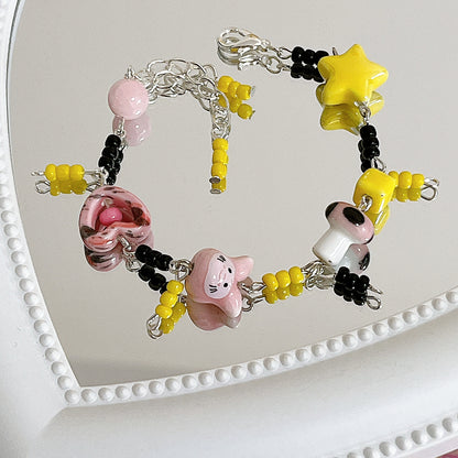 Pink Rabbit Bracelet